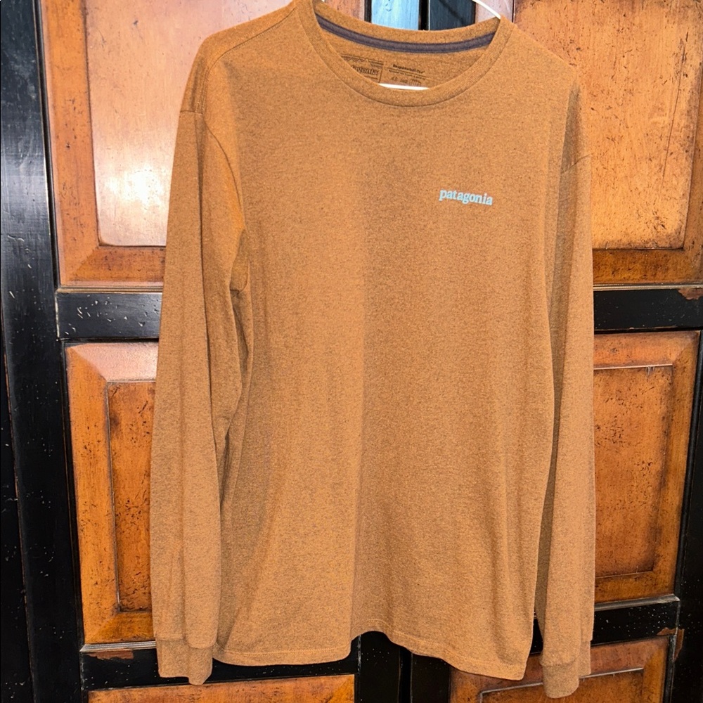 Patagonia Men's Tan Long Sleeve Tee